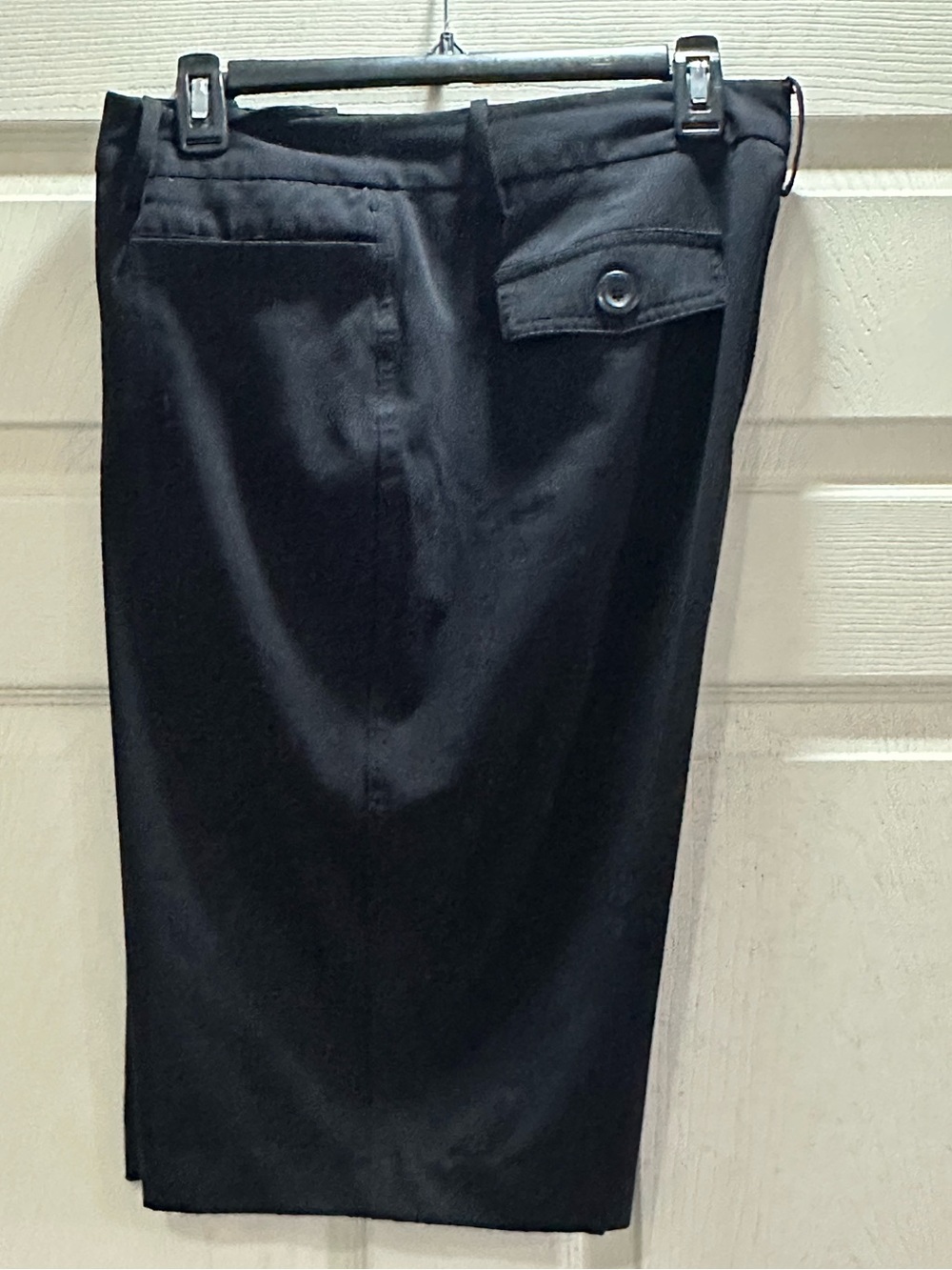 Cato Black Long shorts with Branded Waist Label